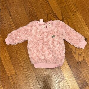 Juicy Couture Pink Textured Kids Sweater